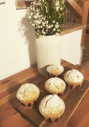 Una foto de Muffins rellenos de Nutella