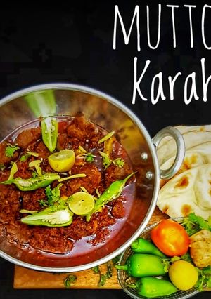 A picture of Mutton karahi.