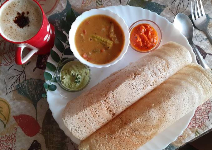 Kodo and Little Millet Dosa