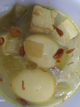 Cara Mudah Membikin Resep Terik Labu Air Telur Tahu yang Uenak Anti Ribet, Uenak Banget