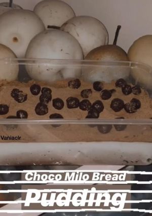 Foto resep Choco Milo Bread Pudding