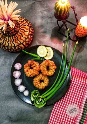 ভেজিটেবল পিন হুইল রিং পিঠা রেসিপির প্রধান ছবি