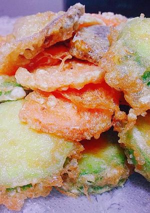 Hình của món Tempura của Nhật.