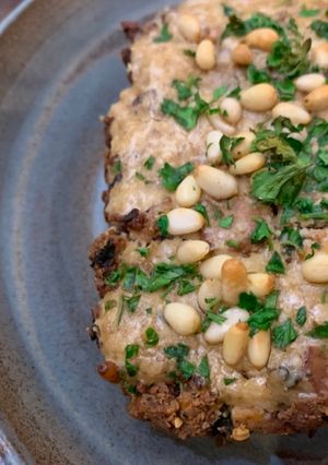Nyitott kibbeh recept fotója