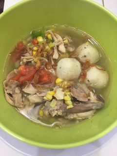 Foto resep Sop ayam dan bakso ikan