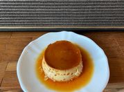A picture of vanilla custard pudding