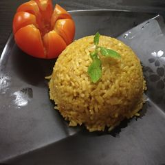 A picture of Tomato Juice Biryani.