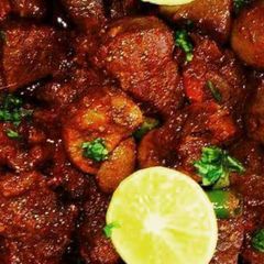A picture of Kaleji masala #cookpadsehri.