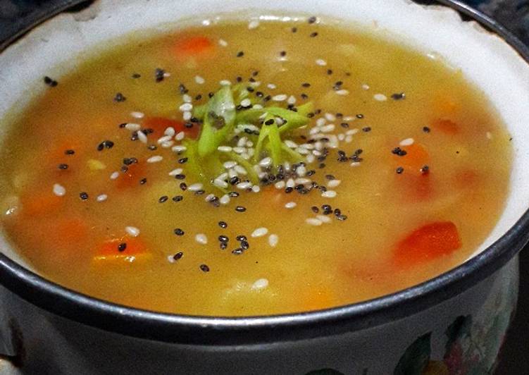 Cara Gampang meracik Creamy Soup (Vegan) Anti Gagal