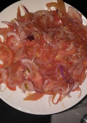 A picture of Kachumbari.