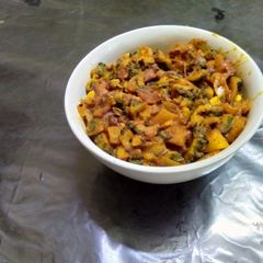A picture of Sweet and sour bitter gourd.