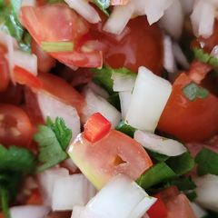 A picture of Pico de gallo.