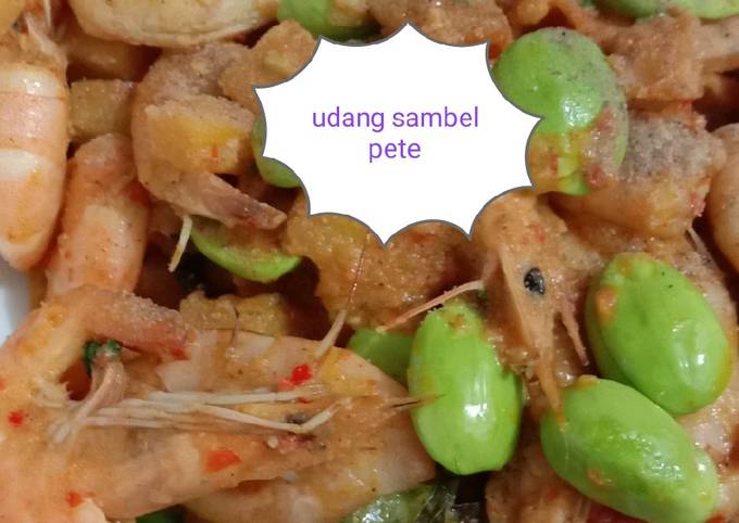 Resep Udang sambel pete Anti Gagal