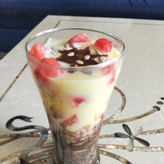 A picture of Chia seeds power-packed smoothie.