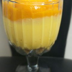 A picture of Mango cheesecake short.