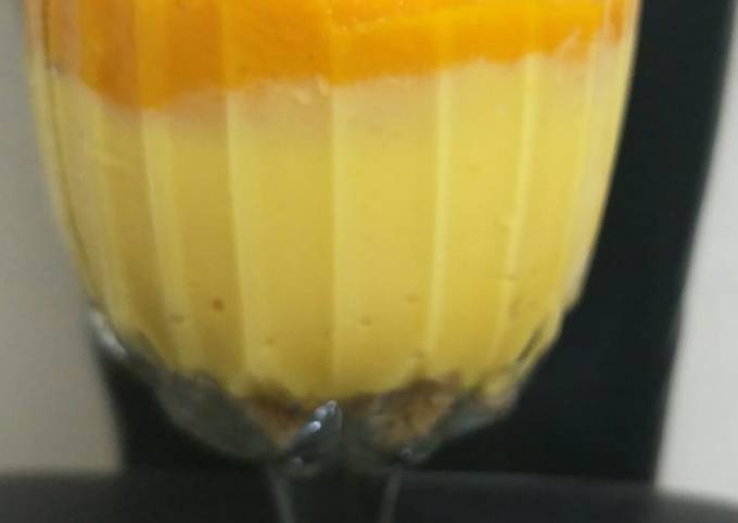 Mango cheesecake short Recipe