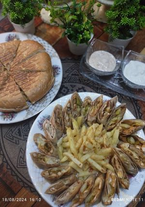 صورة لوصفة شاورما الدجاج عربي وايطالي الطعم بجنن بطريقه سهلة وسريعة 😋🍗