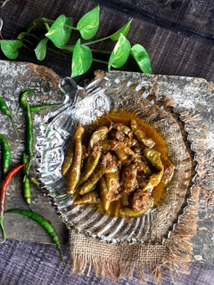 কাচামরিচের আচার। রেসিপির প্রধান ছবি
