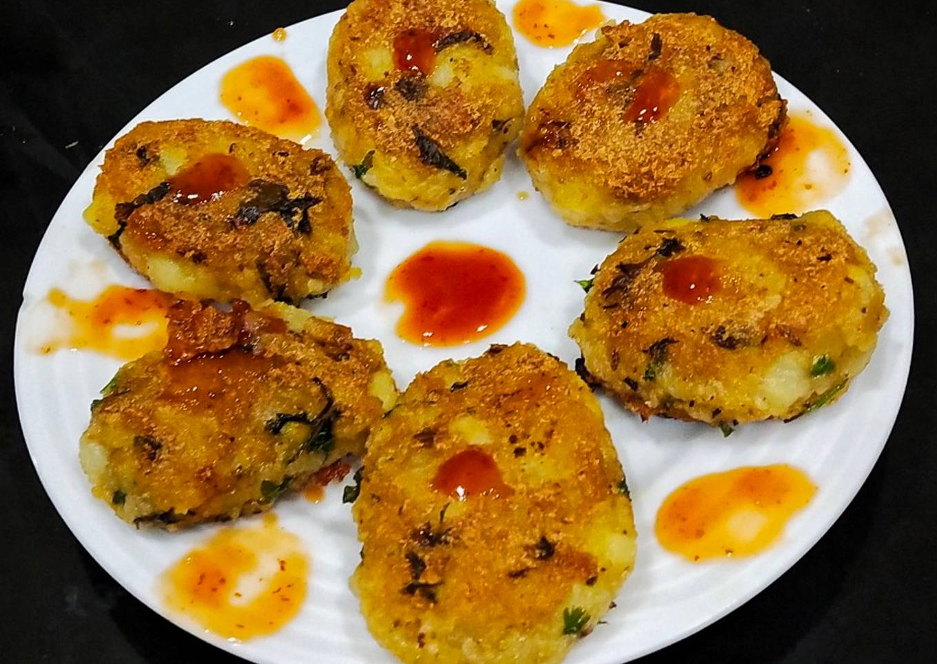 Aloo Poha Tikki/ Cuttlets