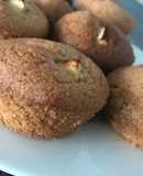 Almás-fahéjas-szegfűszeges muffin (tej-, gluténmentes, diabetikus)