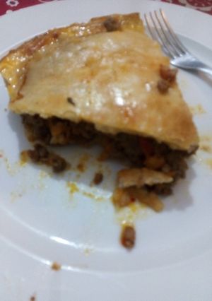 Una foto de Pastel de carne y calabaza