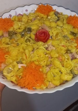 عکسی از دستور سالاد ماکارانی