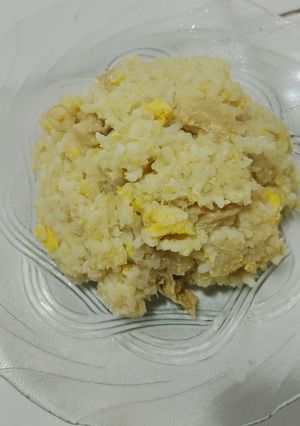 Foto resep Nasi Jamur Telur Rice Cooker