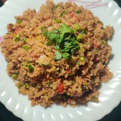 A picture of Schezwan Fried Rice.