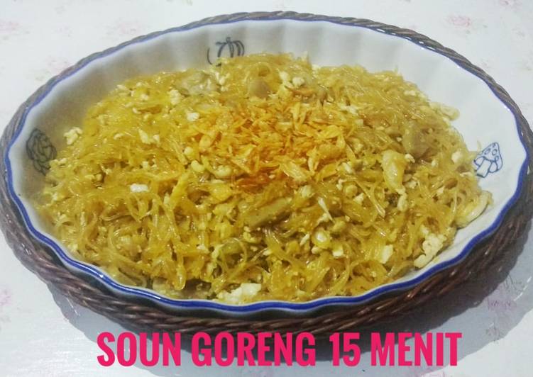 Soun Goreng 15 menit