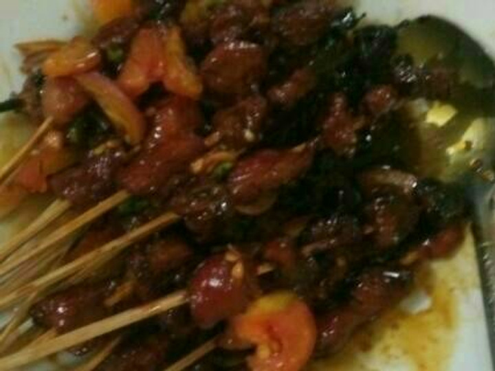 Resep: Sate kambing bumbu kecap Yang Enak