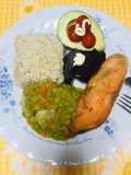 Arverjitas con pescado frito!!