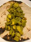 Taquito de nopales estilo Don Ramiro