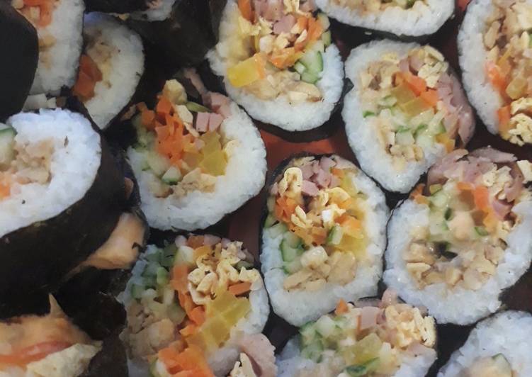 Kimbab ala anak kos