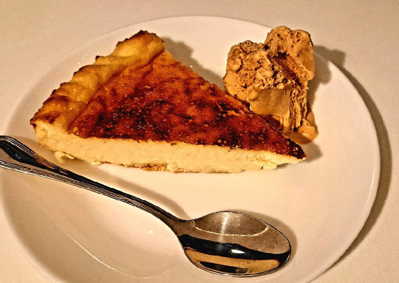 Tarta de queso al horno