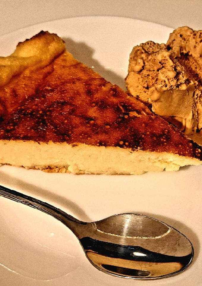 Una foto de Tarta de queso al horno