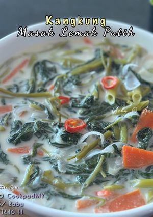 Gambar Kangkung Masak Lemak Putih