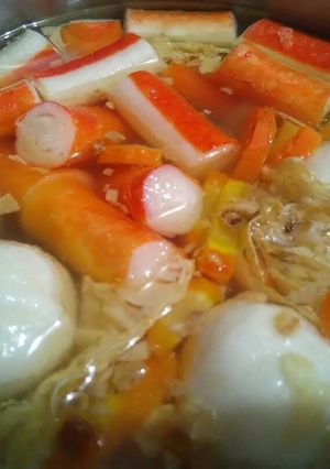 Foto resep Soup Bakso Ikan Plus Kembang Tahu