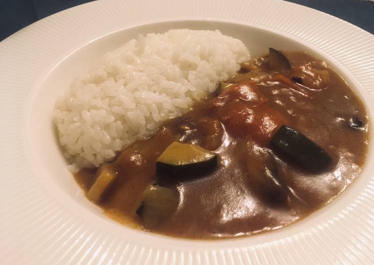 Easiest Way to Prepare Any-night-of-the-week Vegetable curry with rice 🍛
