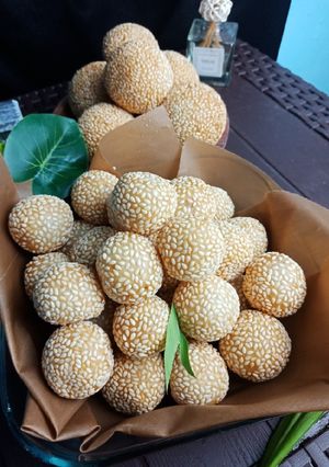 Foto resep Onde-onde Mini Lembut, Renyah, Tidak Kempes