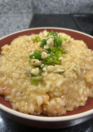 Una foto de Risotto de frutos de mar 🦐