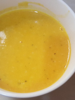 Una foto de Crema de ahuyama o zapallo