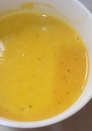Una foto de Crema de ahuyama o zapallo
