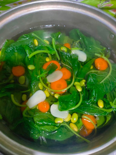 Foto resep 51. Sayur Bening Bayam Edamame
