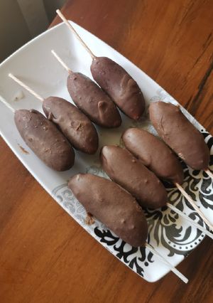 Foto resep Frozen choco banana