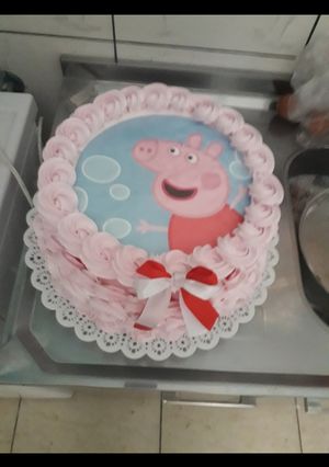 Una foto de Torta de chantilly temática