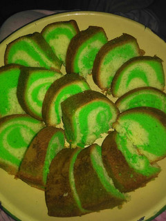 Foto resep Bolu kering marmer pandan