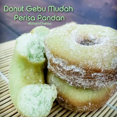 Resipi Donut Gebu Mudah Perisa Pandan Oleh Baiti Si Otakhijau Cookpad