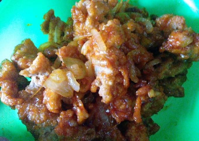 Resep Ayam asam manis ala saya yang Enak