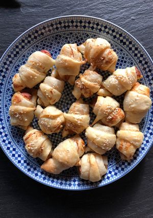 Une photo de Mini croissants aux saucisses