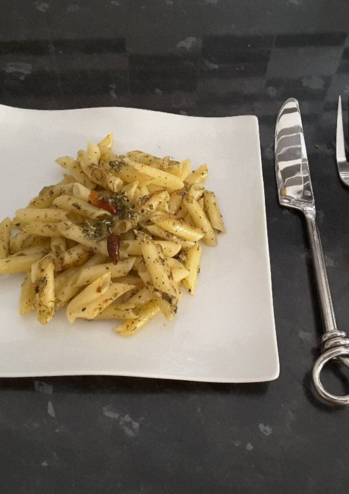 Una foto de Pasta con guindilla